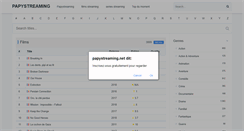 Desktop Screenshot of papystreaming.net